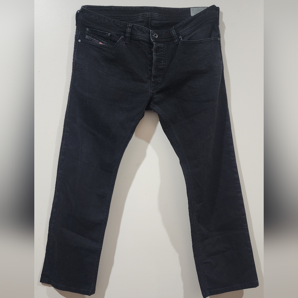 Men's DIESEL SAFADO Black Jeans 34W 32L